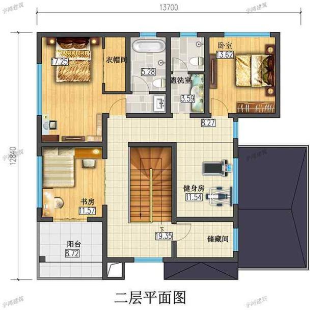 農(nóng)村最好看二樓別墅的設(shè)計圖
