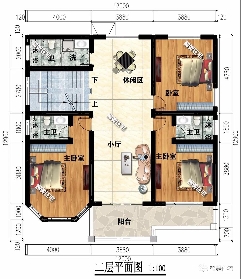 平屋頂農(nóng)村別墅設計