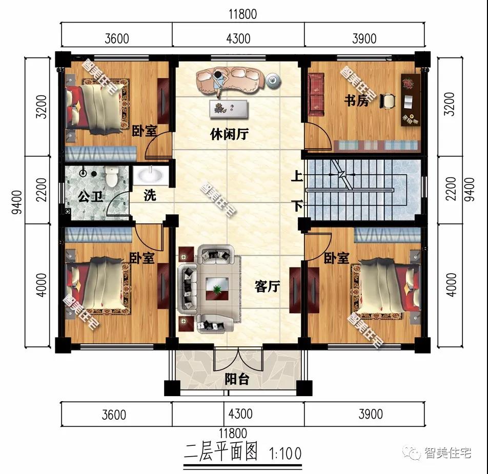 新中式風格農(nóng)村別墅