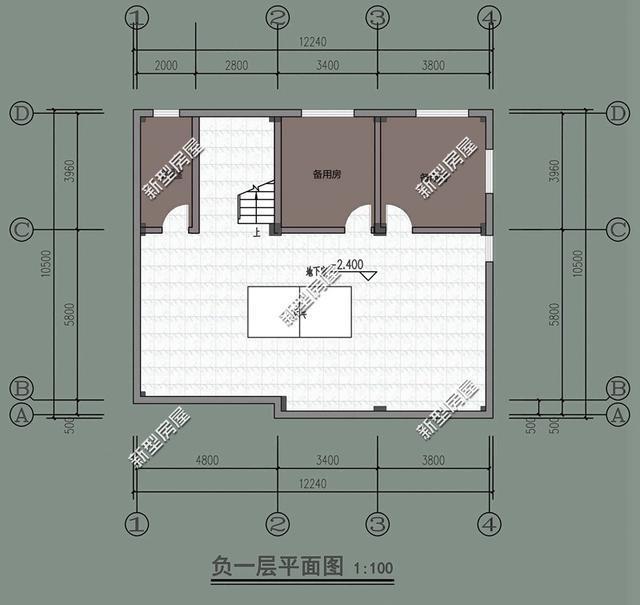 帶陽臺的農(nóng)村建筑設(shè)計圖
