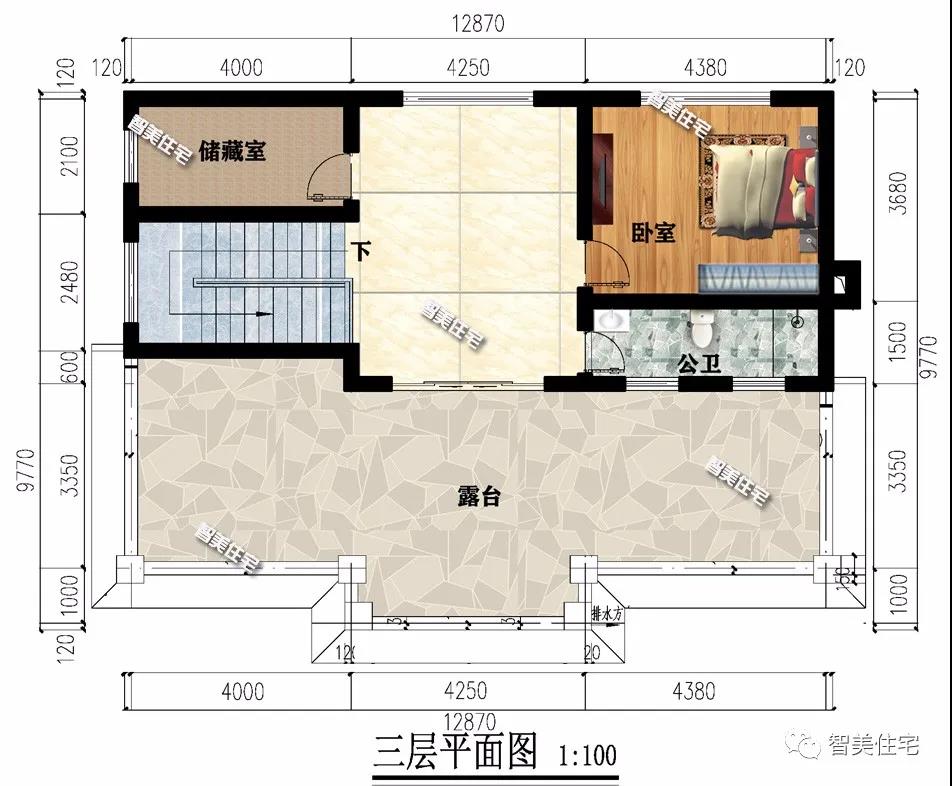 新中國式風(fēng)格設(shè)計的農(nóng)村別墅