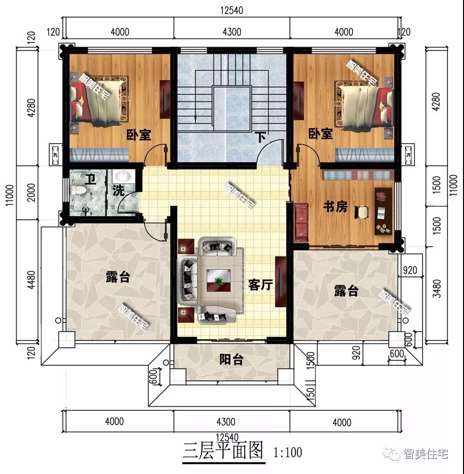 歐式設計的農(nóng)村別墅