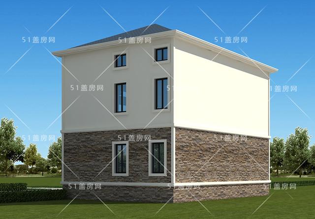 小戶型現(xiàn)代簡約風格的三層別墅