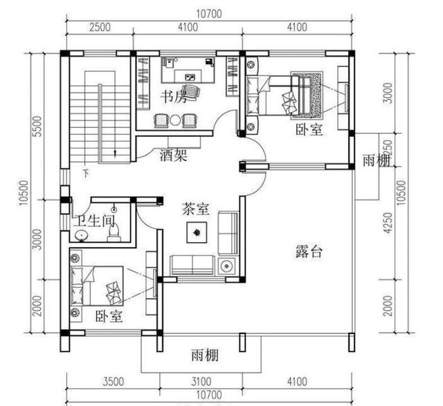 鄉(xiāng)村自建的兩層現代別墅
